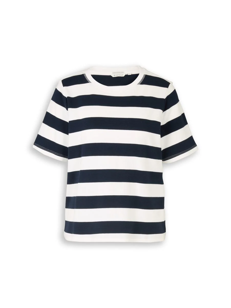 T-shirt boxy crew neck with pr