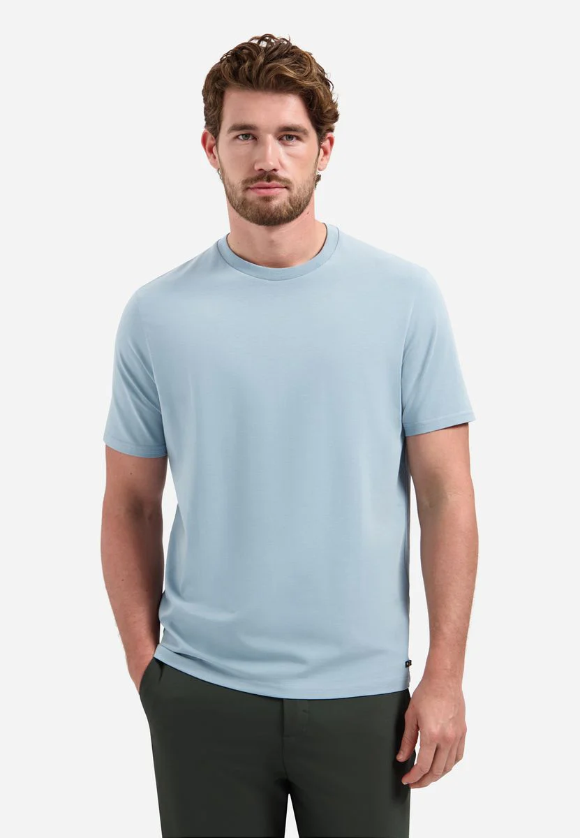 T-Shirt Crewneck Solid Basic Stretc - Image 10