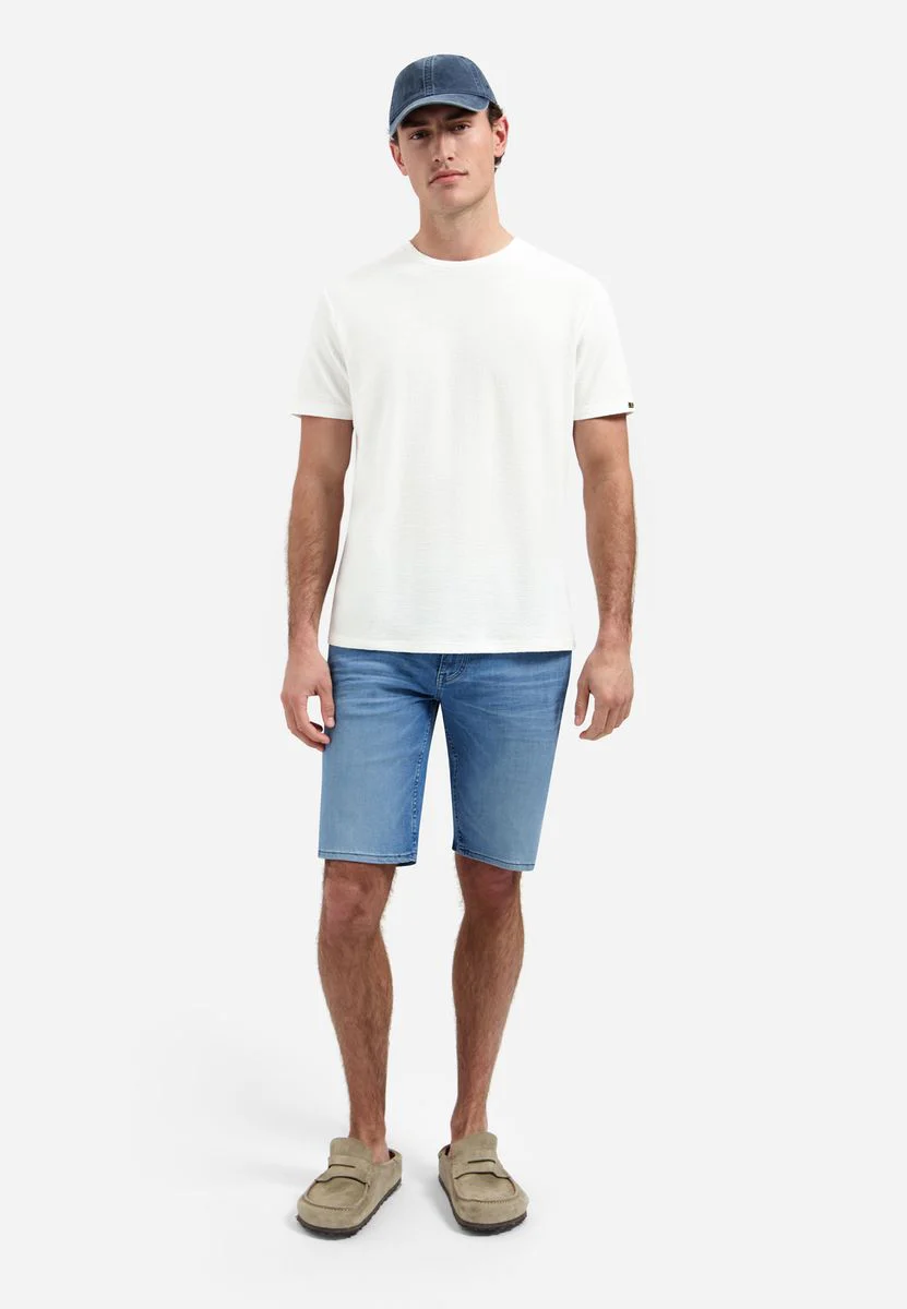 T-Shirt Crewneck Solid Jacquard - Image 3