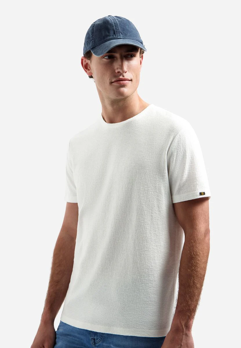 T-Shirt Crewneck Solid Jacquard - Image 4