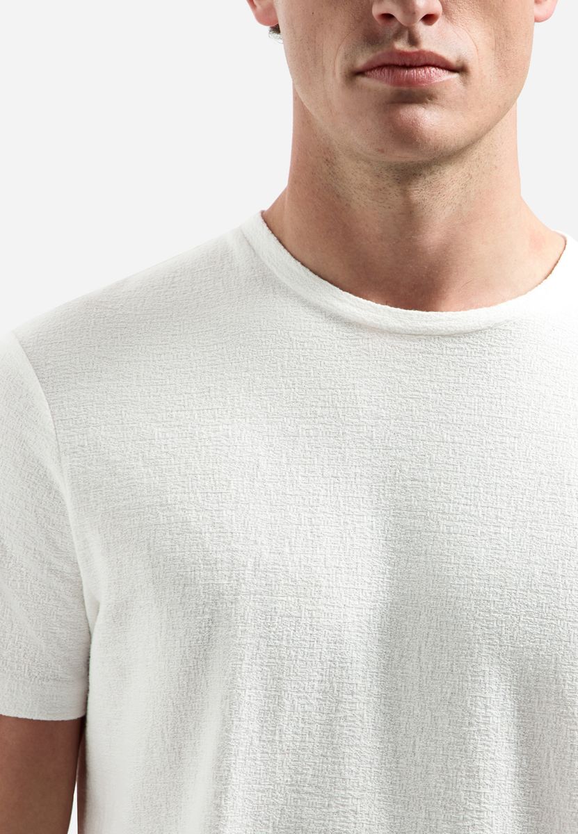 T-Shirt Crewneck Solid Jacquard - Image 7