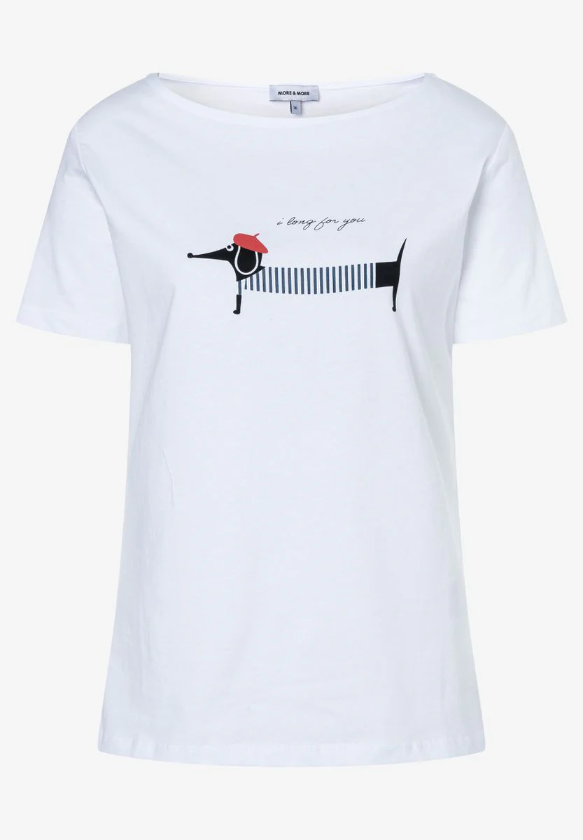T-Shirt mit Dackelprint - Image 3