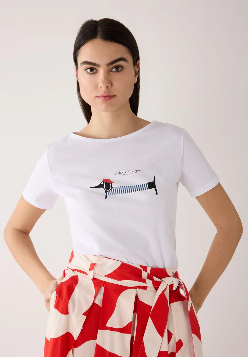 T-Shirt mit Dackelprint - Image 4