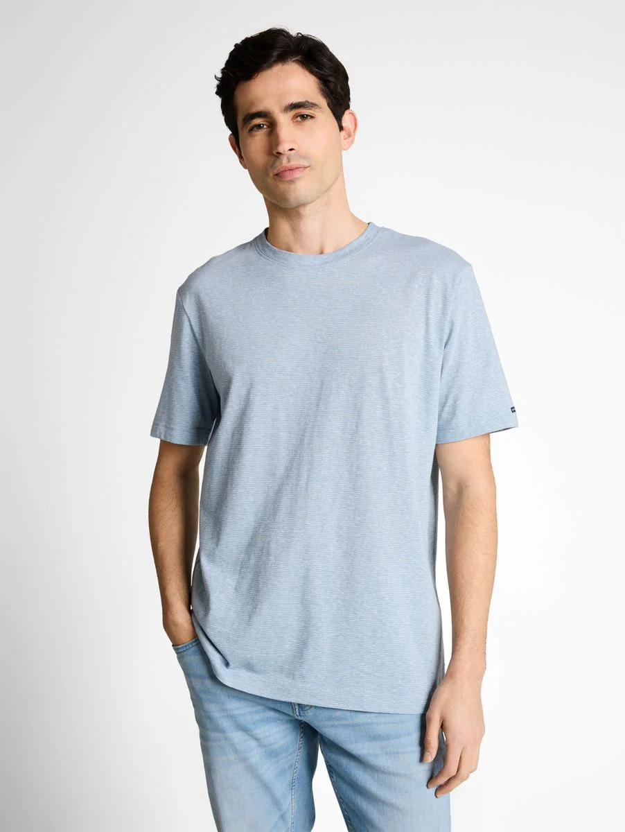 T-Shirt mit feinem Streifenmuster - Image 5