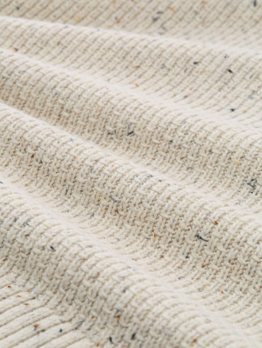 Troyer Strickpullover mit Strukturmix - Image 2