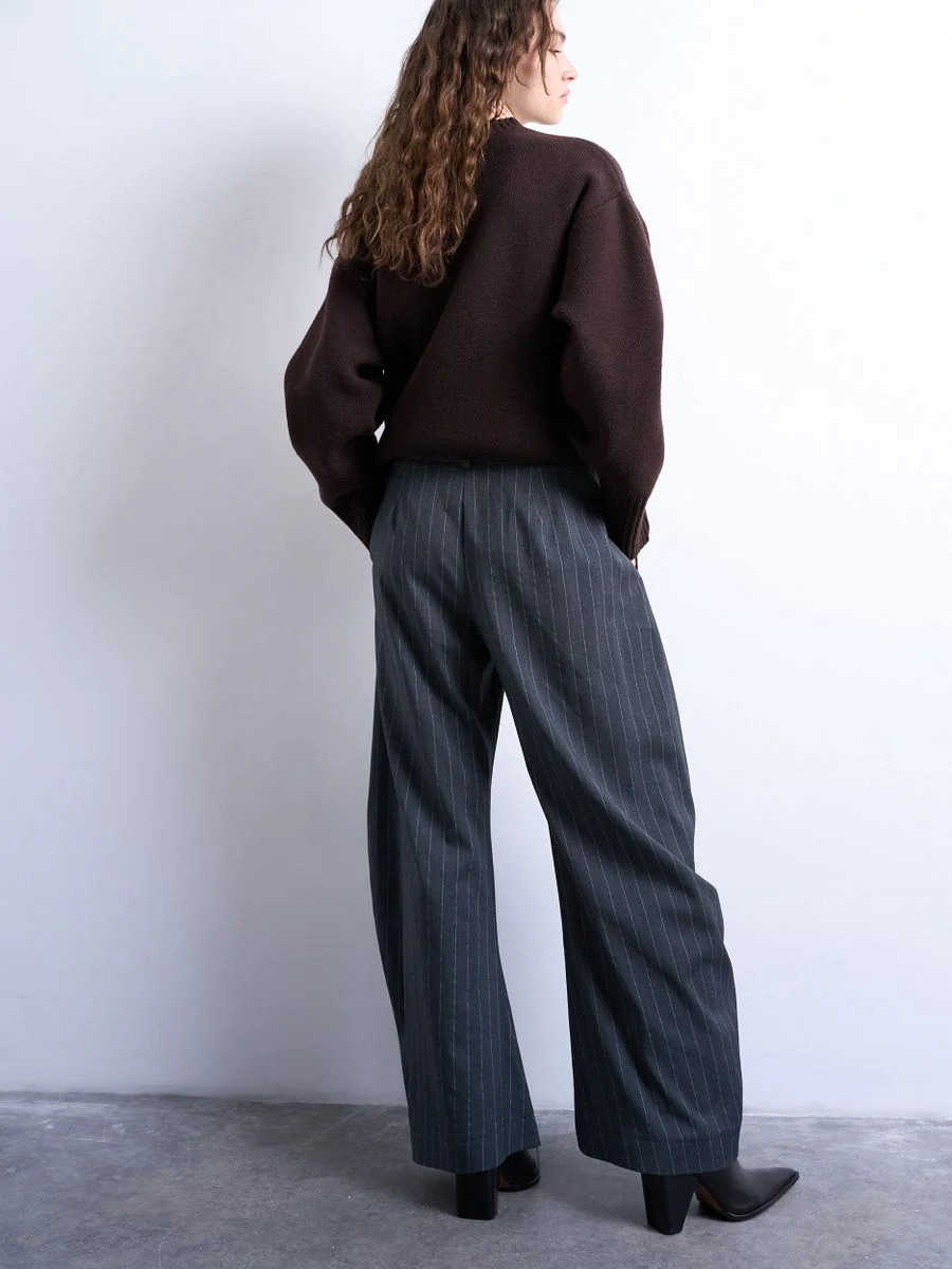 TSBINA BARREL LEG TROUSERS WVN - Image 3