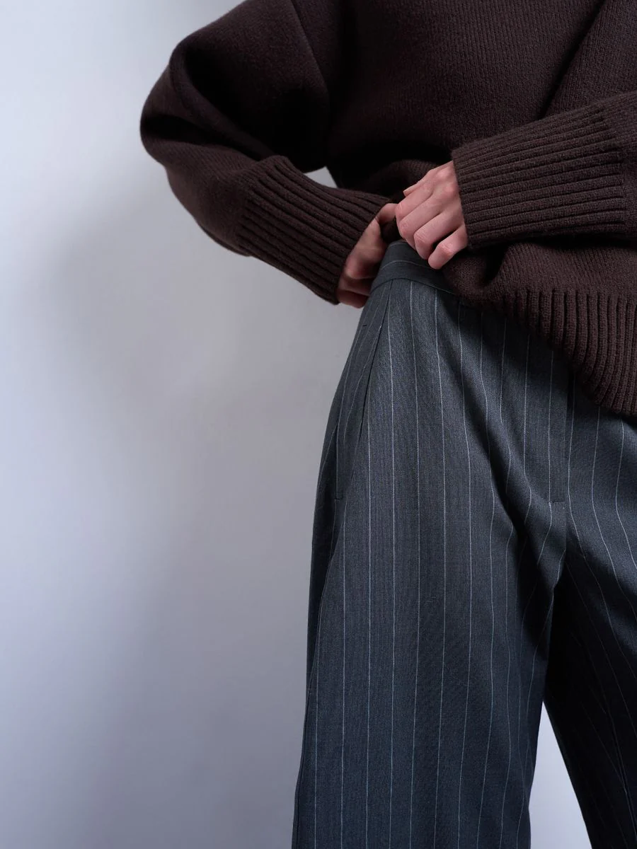 TSBINA BARREL LEG TROUSERS WVN - Image 5