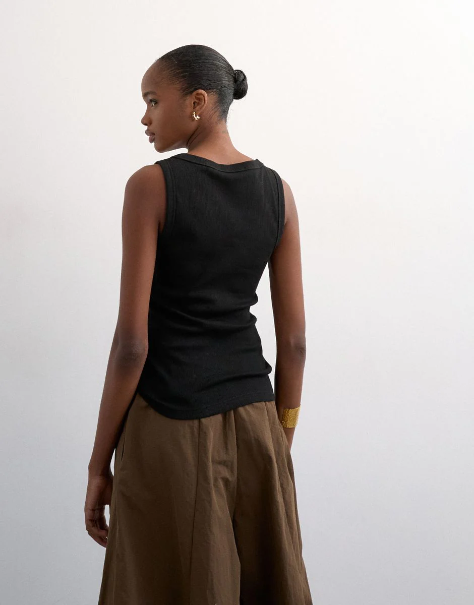 TSELLA SL STRIPE BUTTON RIB VEST JR - Image 2