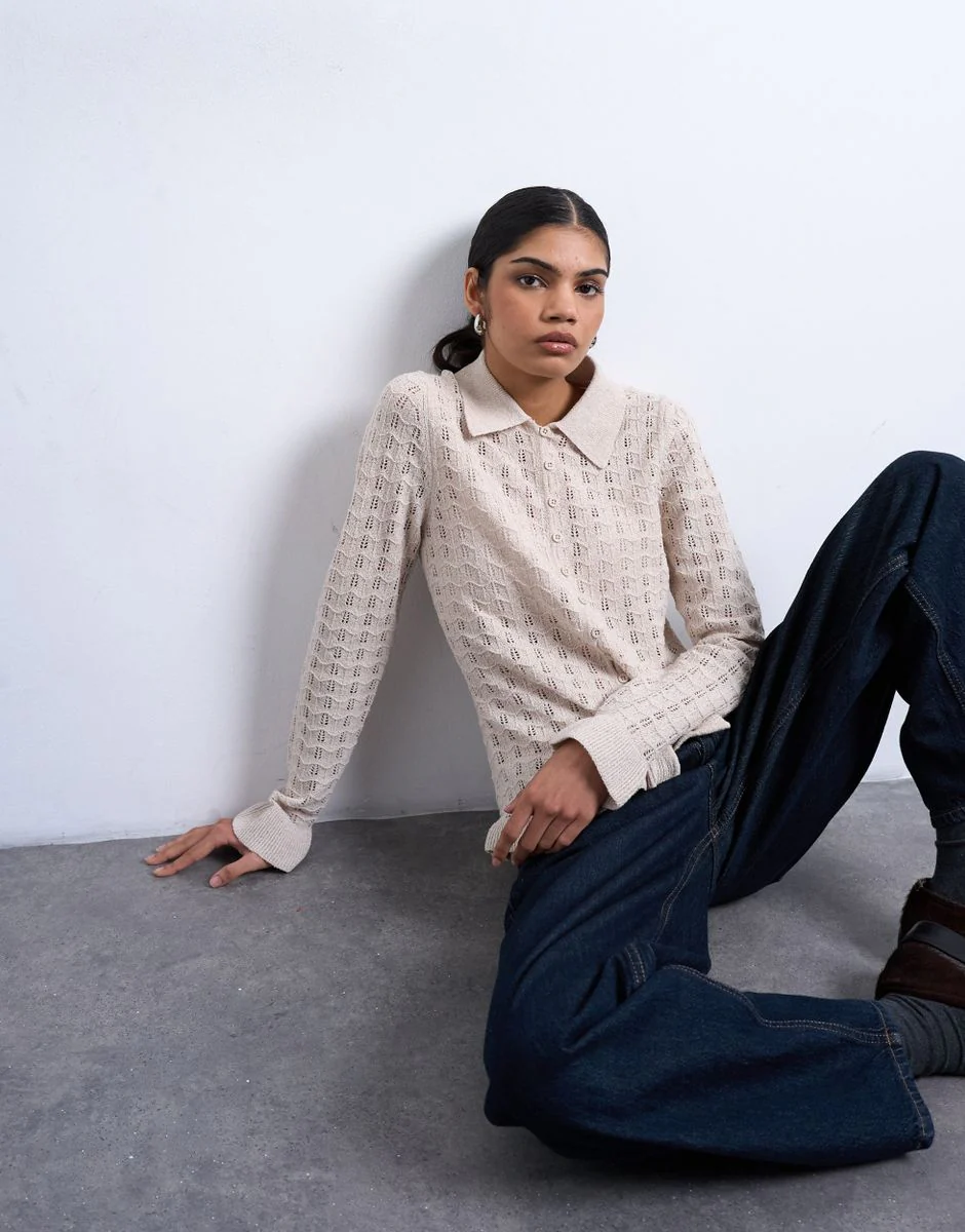 TSEMMA FRILL LS BUTTON PULLOVER - Image 2