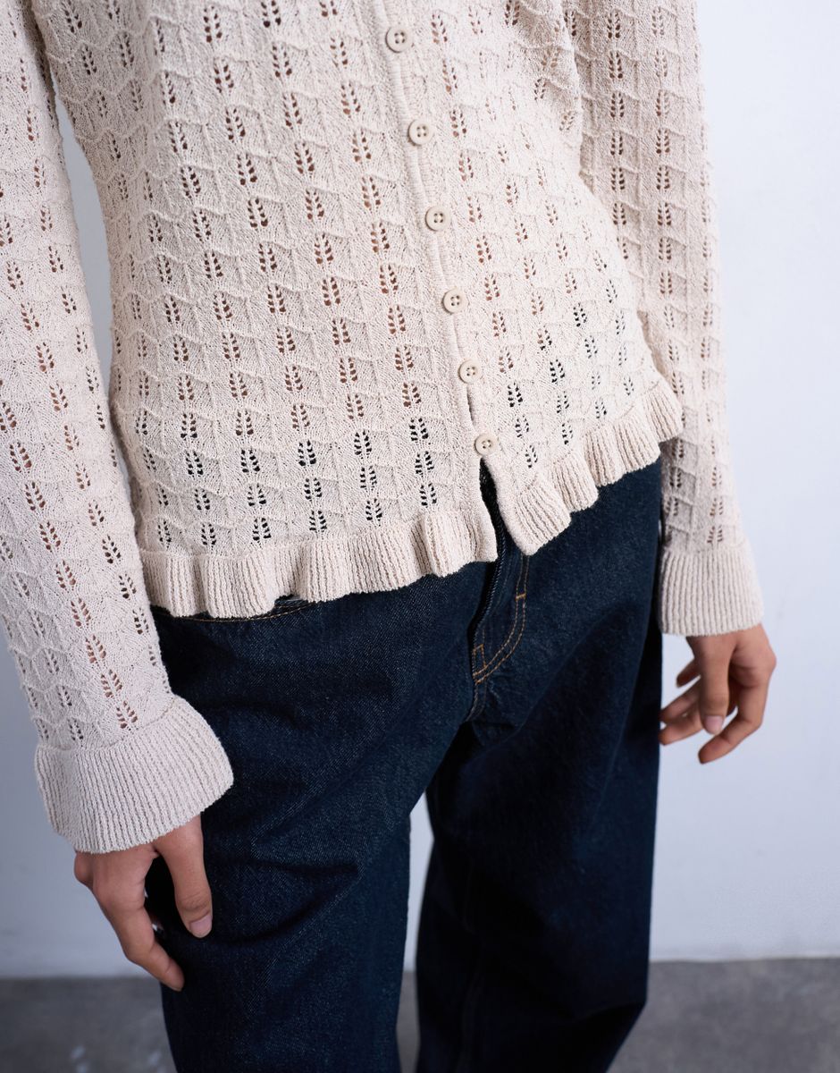 TSEMMA FRILL LS BUTTON PULLOVER - Image 3