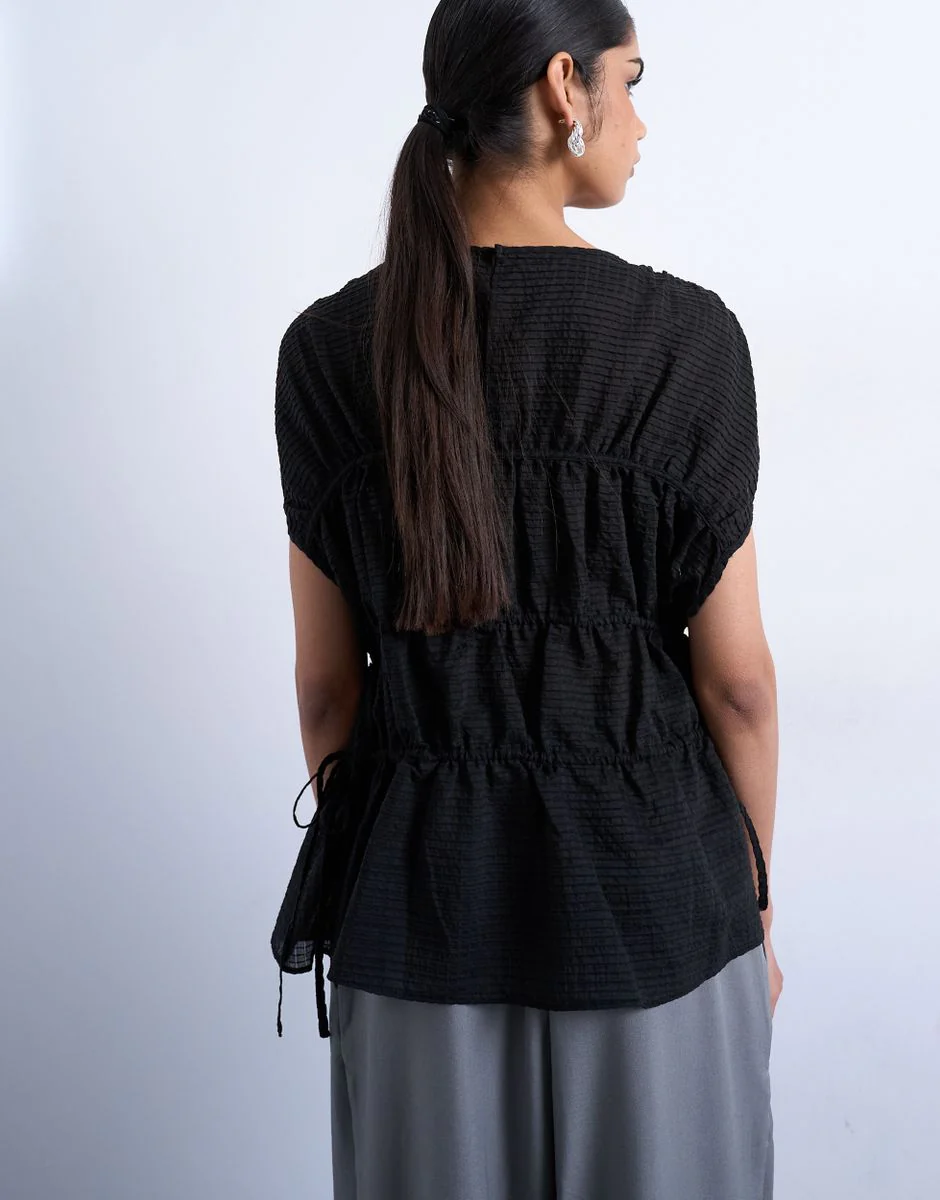TSENA SS TIE TOP WVN