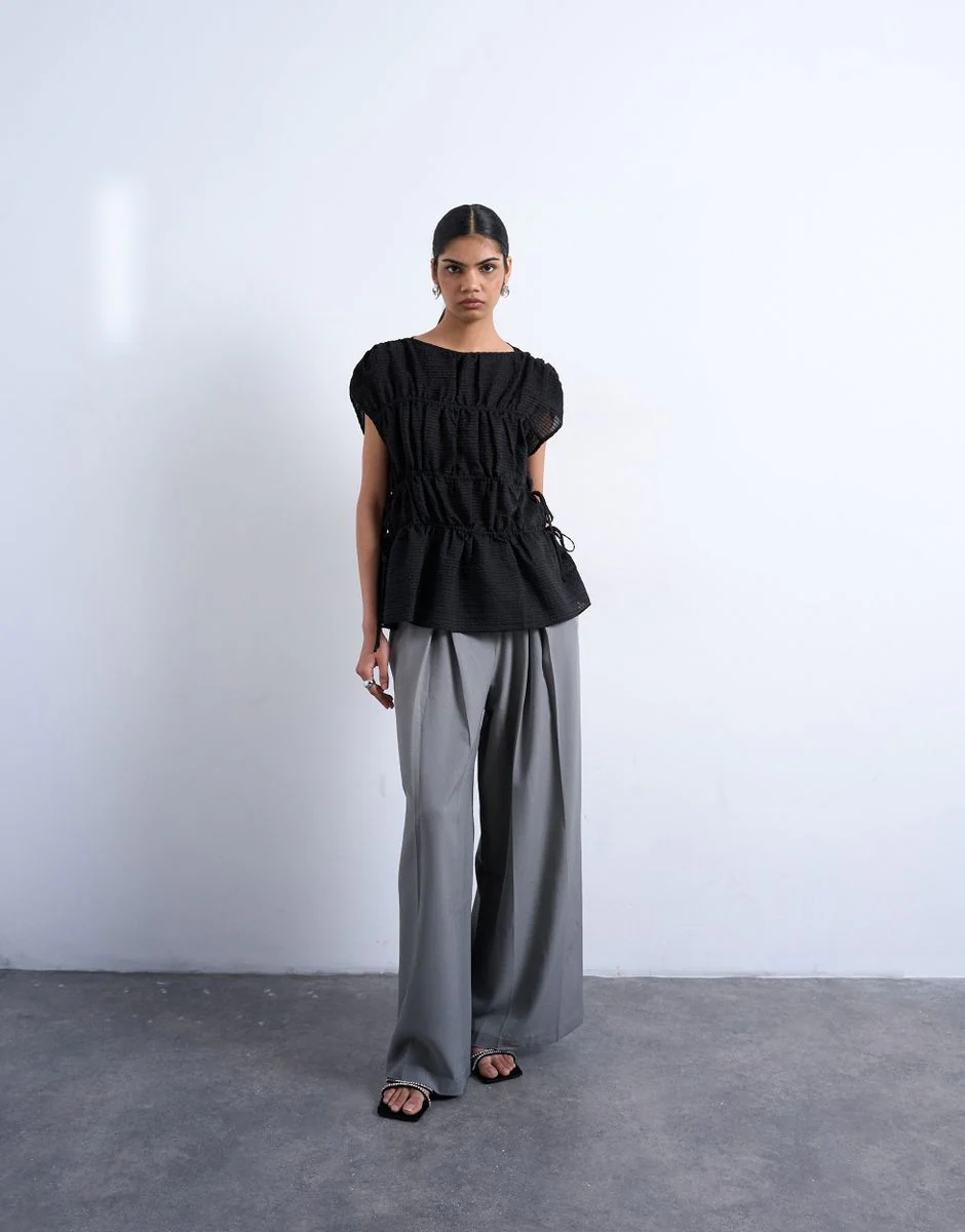 TSENA SS TIE TOP WVN - Image 4