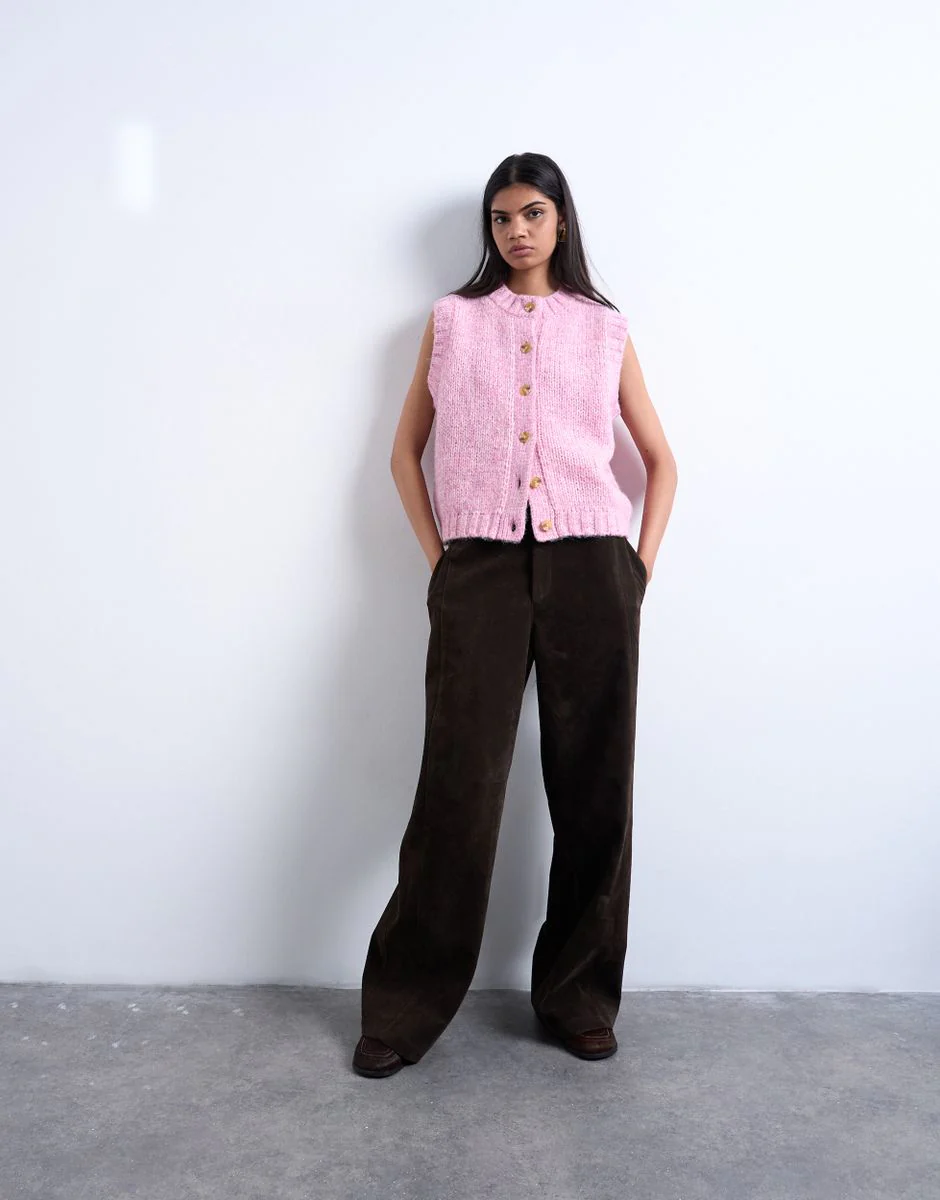 TSFIONA SL OVERSIZE CREW NECK VEST