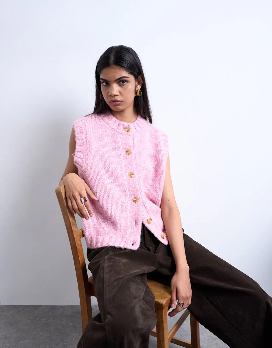 TSFIONA SL OVERSIZE CREW NECK VEST - Image 2