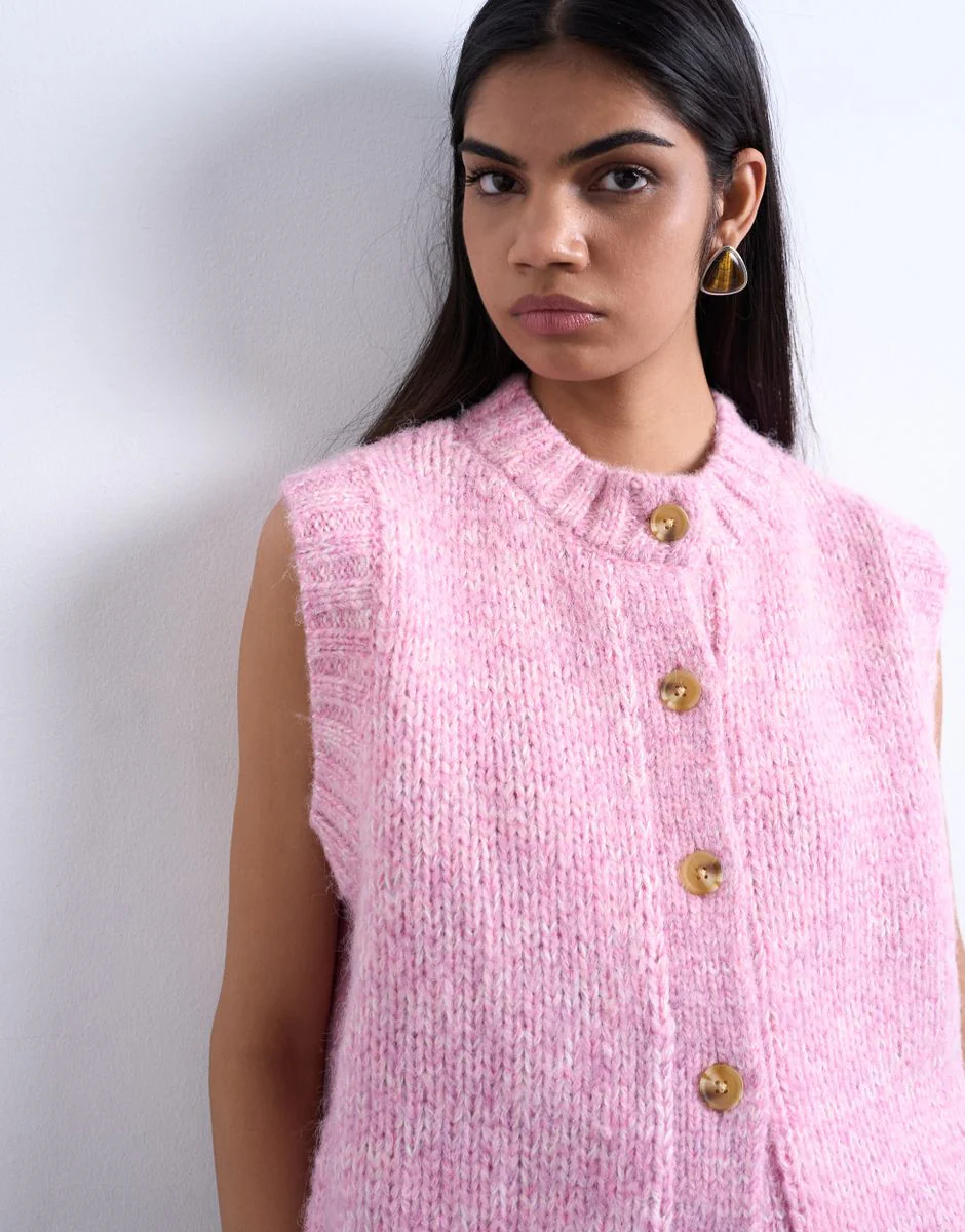 TSFIONA SL OVERSIZE CREW NECK VEST - Image 4