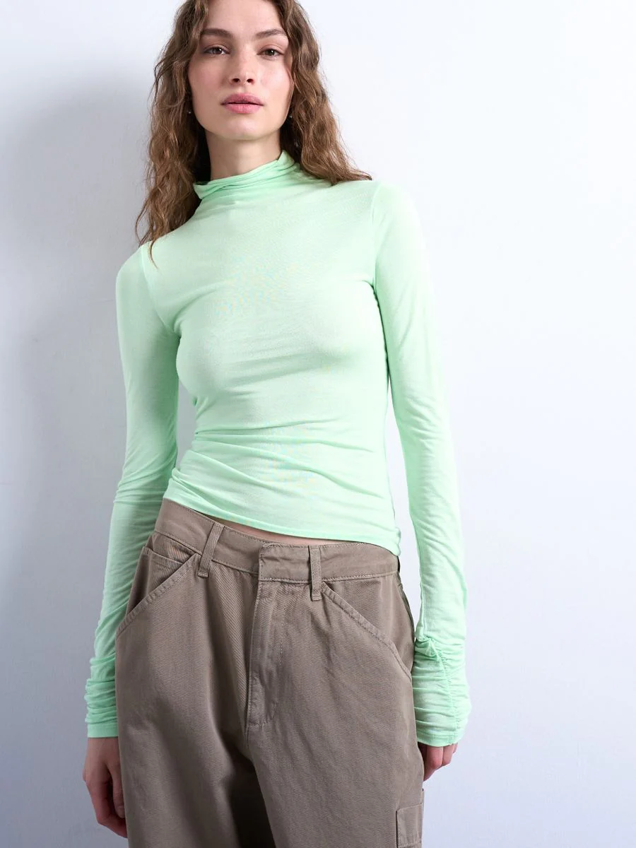 TSHAZE LS HIGHNECK TOP JRS - Image 4