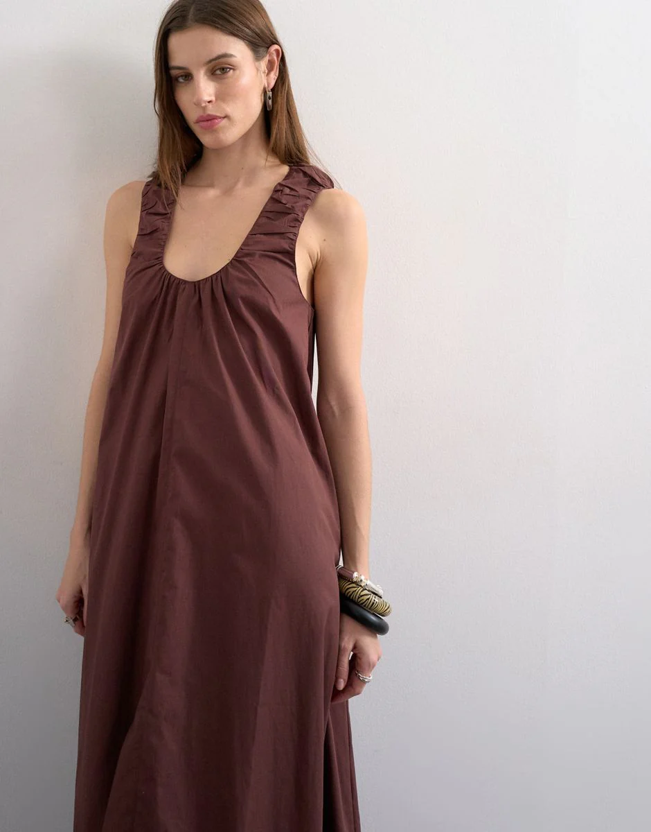 TSRUNI SL MAXI DRESS WVN - Image 3