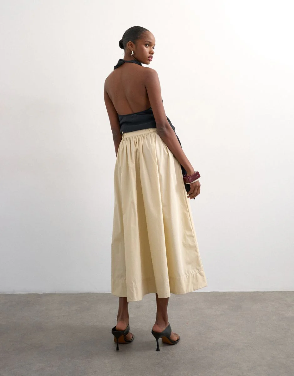 TSSALLY LW ANKLE SKIRT WVN - Image 5