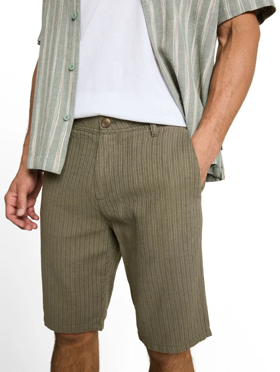 TTREGULAR Chino Shorts mit Leinenanteil - Image 5