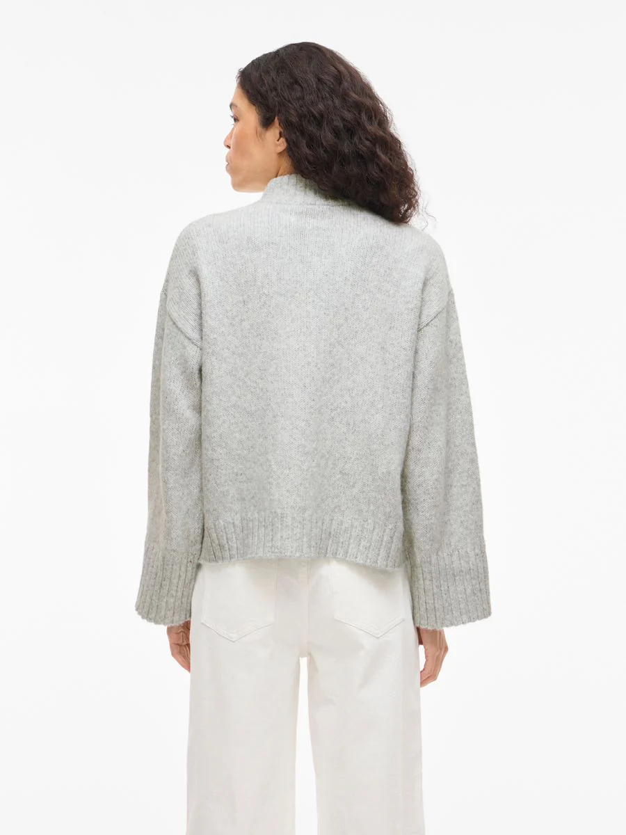 VIBIBBI L/S O-NECK KNIT CARDIGAN/PB - Image 4