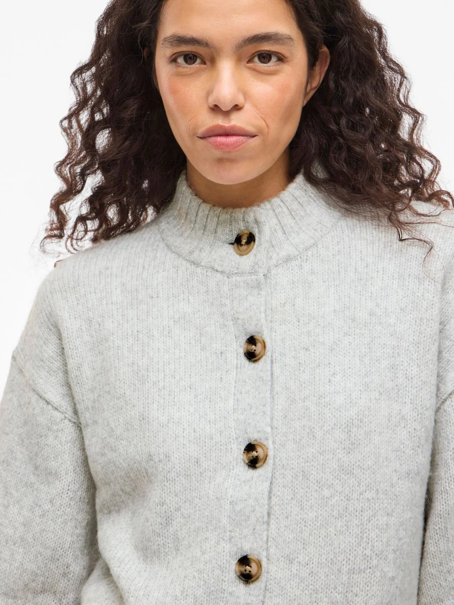 VIBIBBI L/S O-NECK KNIT CARDIGAN/PB - Image 5