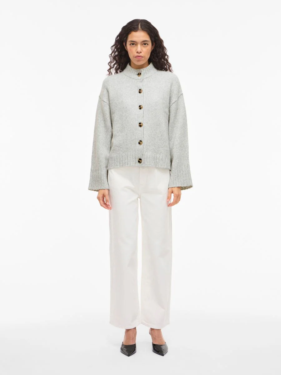 VIBIBBI L/S O-NECK KNIT CARDIGAN/PB - Image 6