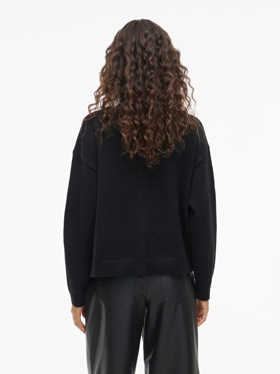 VIBRIANNA O-NECK L/S BOW KNIT CARDIGAN - Image 4