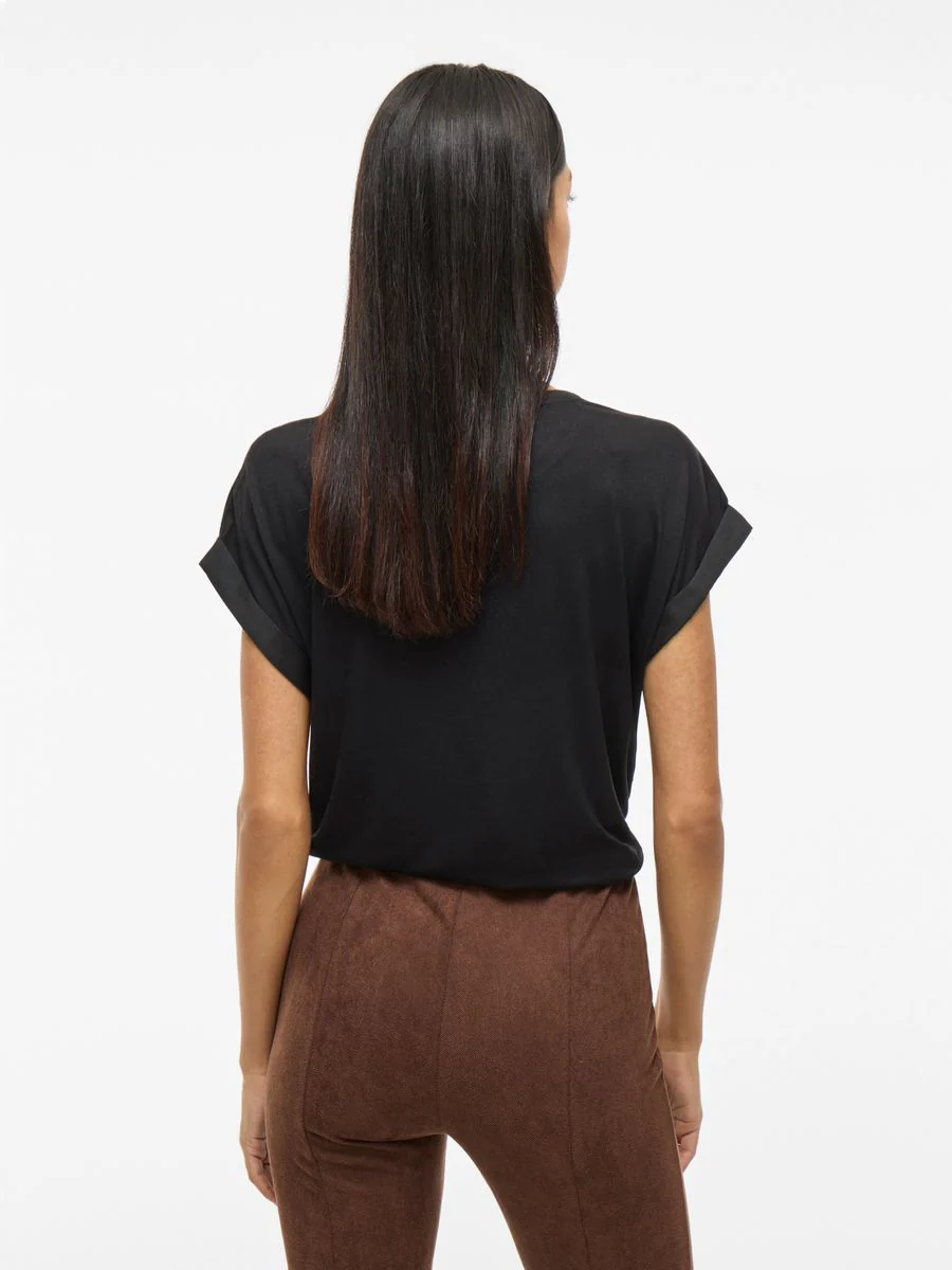 VIELLETTE S/S SATIN TOP - NOOS - Image 2