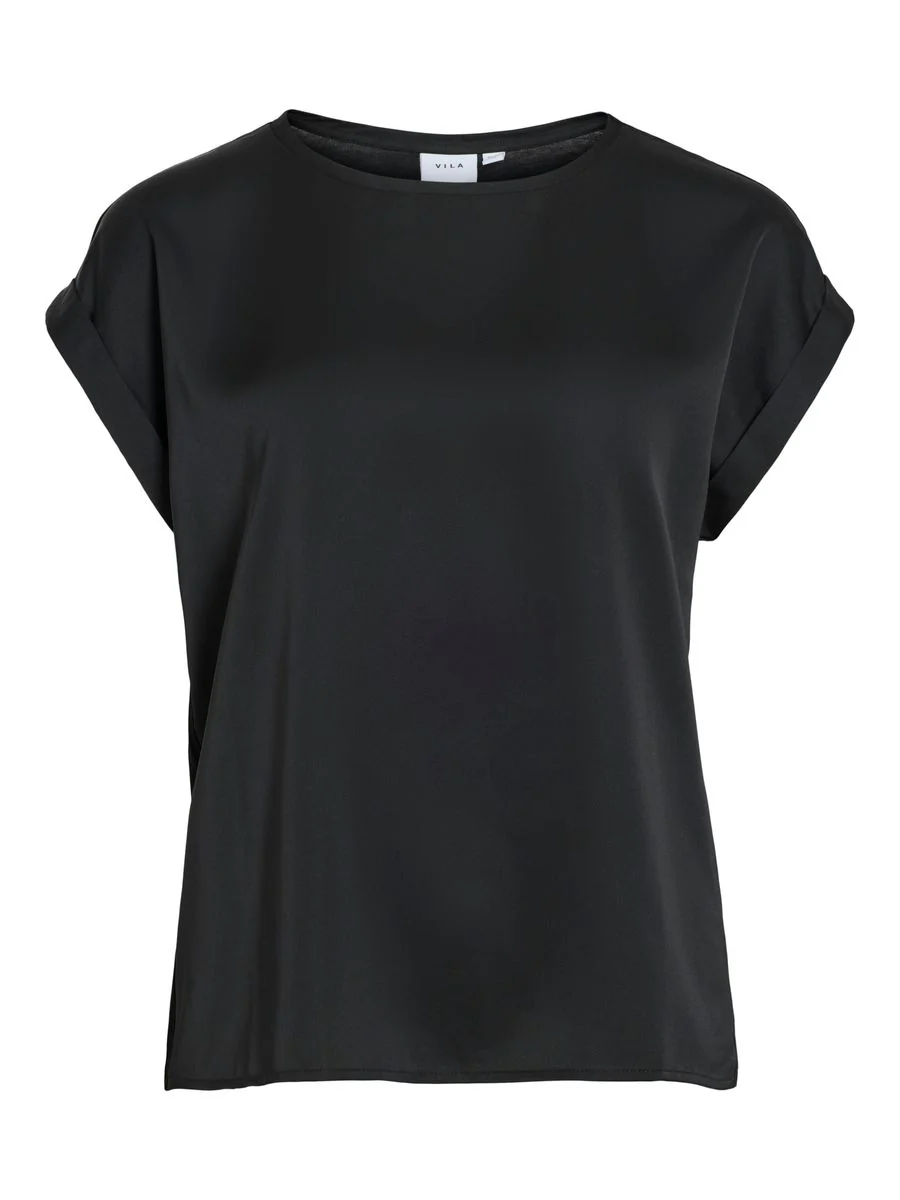 VIELLETTE S/S SATIN TOP - NOOS - Image 5