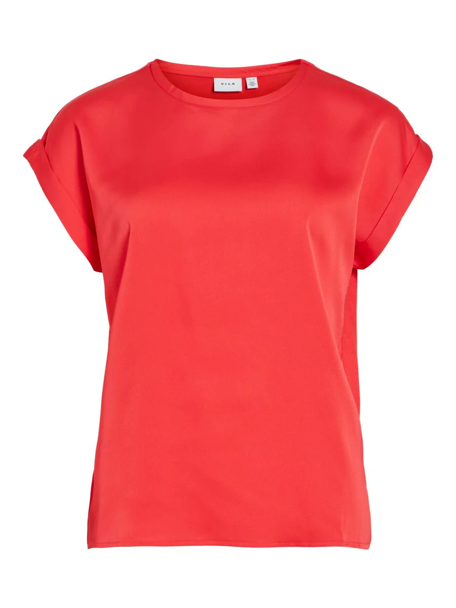 VIELLETTE S/S SATIN TOP - NOOS - Image 8