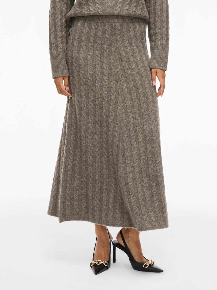 VIRELLI ANKLE CABLE KNIT SKIRT/BFS - Image 3