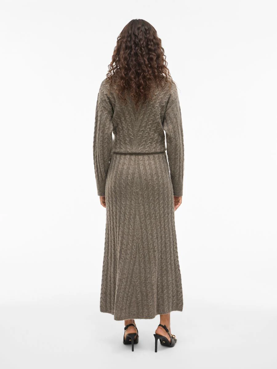 VIRELLI ANKLE CABLE KNIT SKIRT/BFS - Image 4