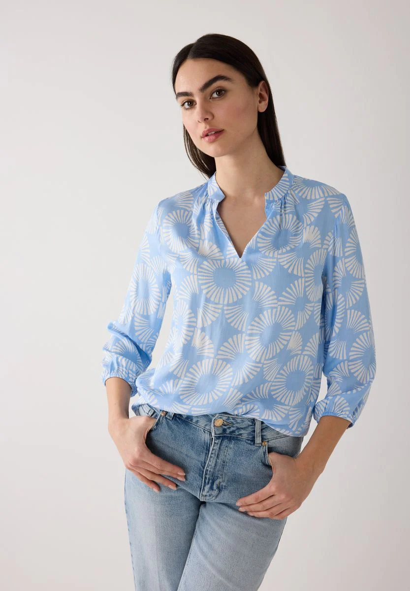 Viskosebluse mit Print - Image 3
