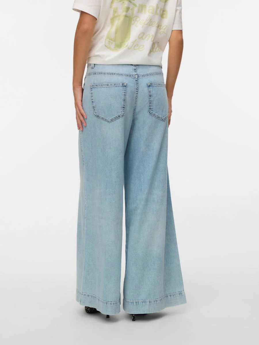 VMAISA MR WIDE PALAZZO JEANS MIX - Image 4
