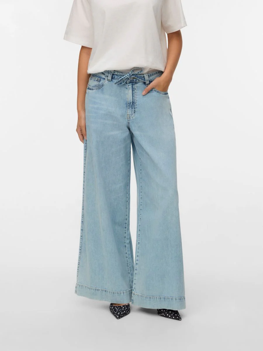 VMAISA MR WIDE PALAZZO JEANS MIX - Image 5