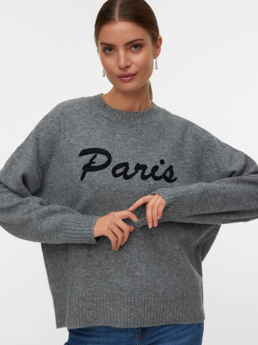 VMBOOM LS O-NECK TEXT PULLOVER NOOS - Image 3