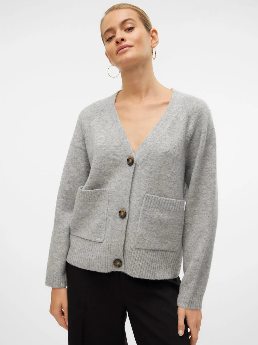 VMBOOM LS V-NECK BUTTON CARDIGAN GA - Image 2