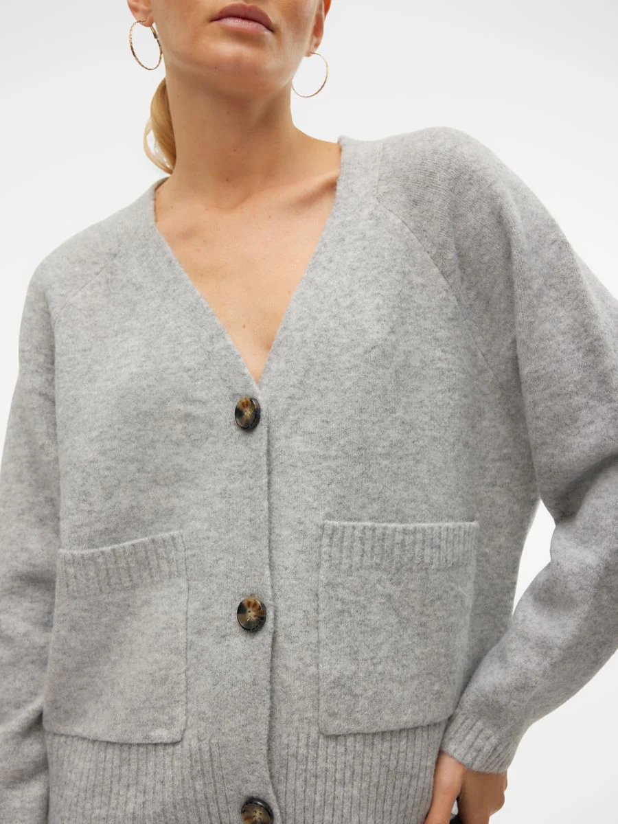 VMBOOM LS V-NECK BUTTON CARDIGAN GA - Image 4