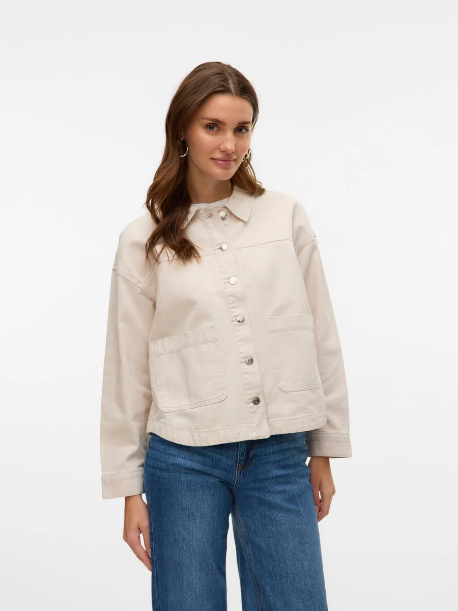 VMJAMIE LS DENIM SHACKET MIX GA NOO - Image 2