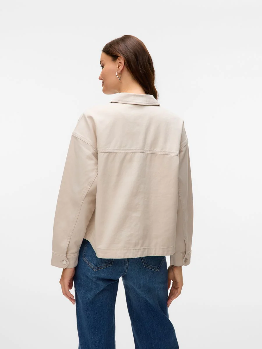 VMJAMIE LS DENIM SHACKET MIX GA NOO - Image 4