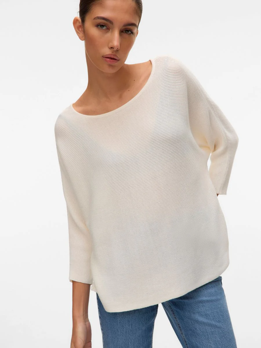 VMNORA 3/4 BOATNECK BLOUSE NOOS - Image 3