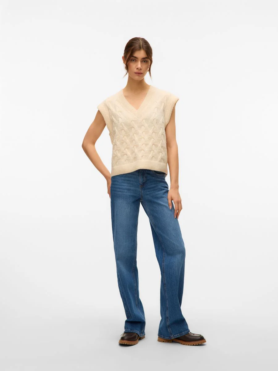 VMPIPER SL V-NECK VEST BOO - Image 4