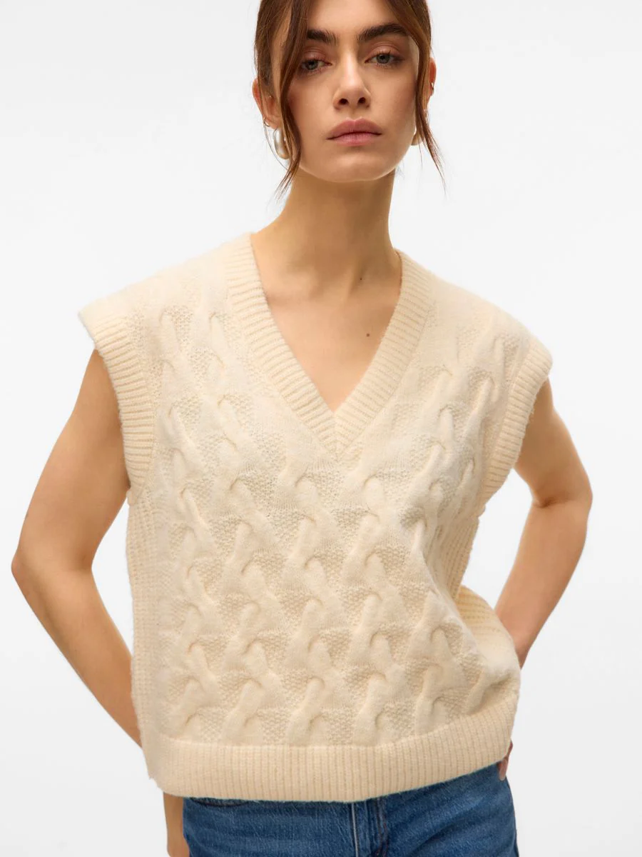 VMPIPER SL V-NECK VEST BOO - Image 5