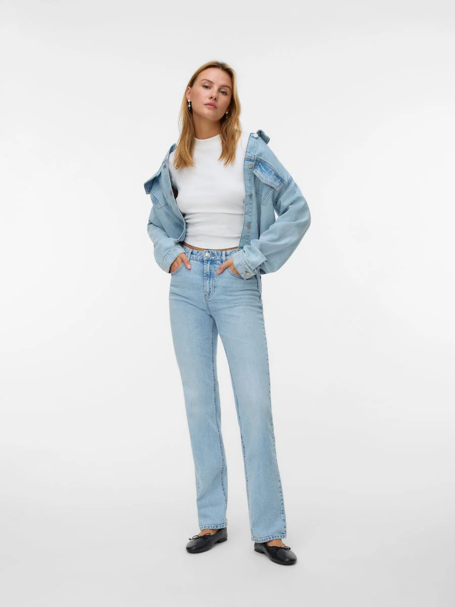 VMTESSA HR STRAIGHT JEANS LI3010 GA NOOS - Image 3